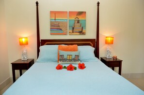 2 bedrooms, iron/ironing board, travel cot, WiFi