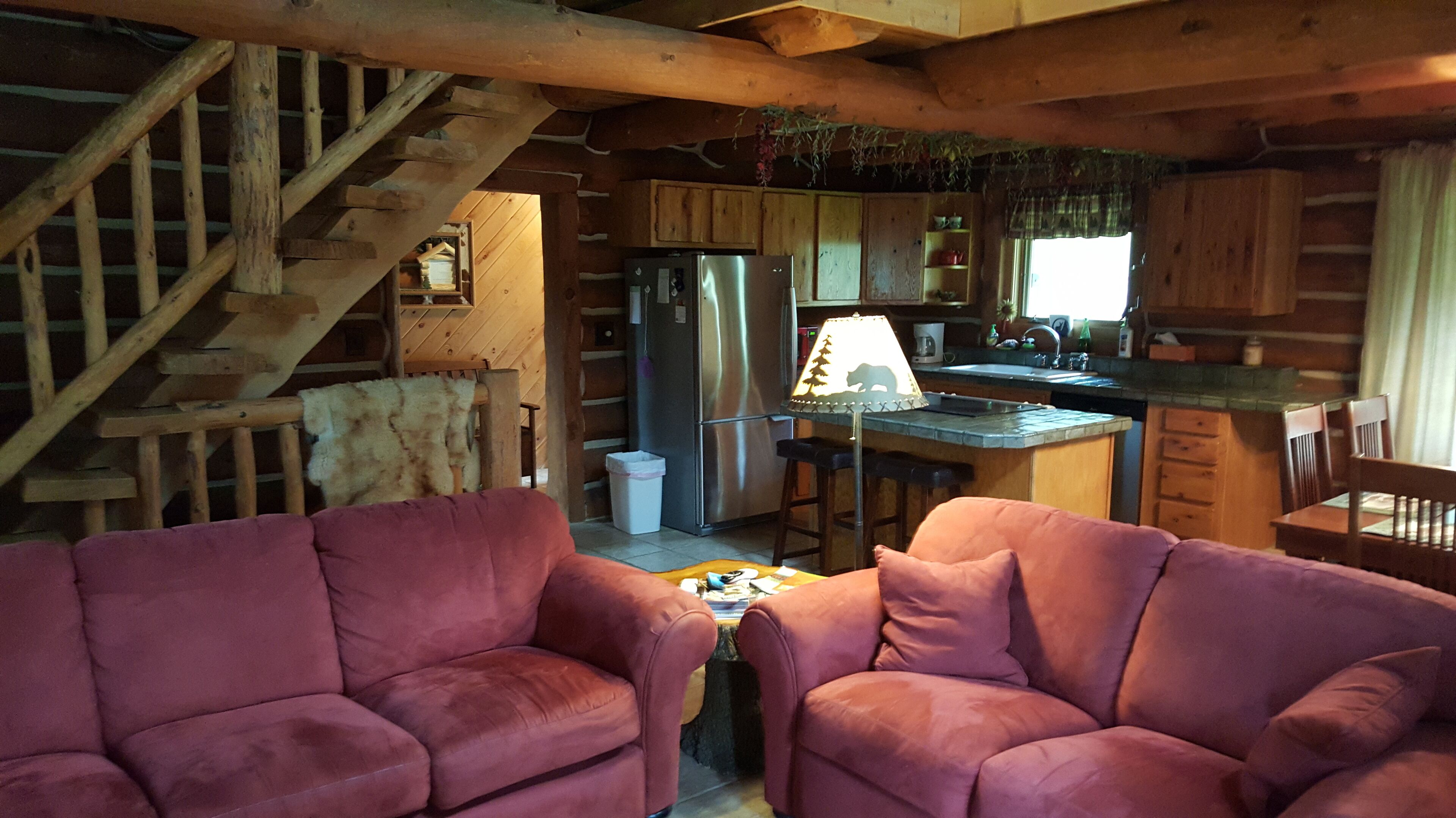 Beautiful Log Cabin on Secluded 14 Acres