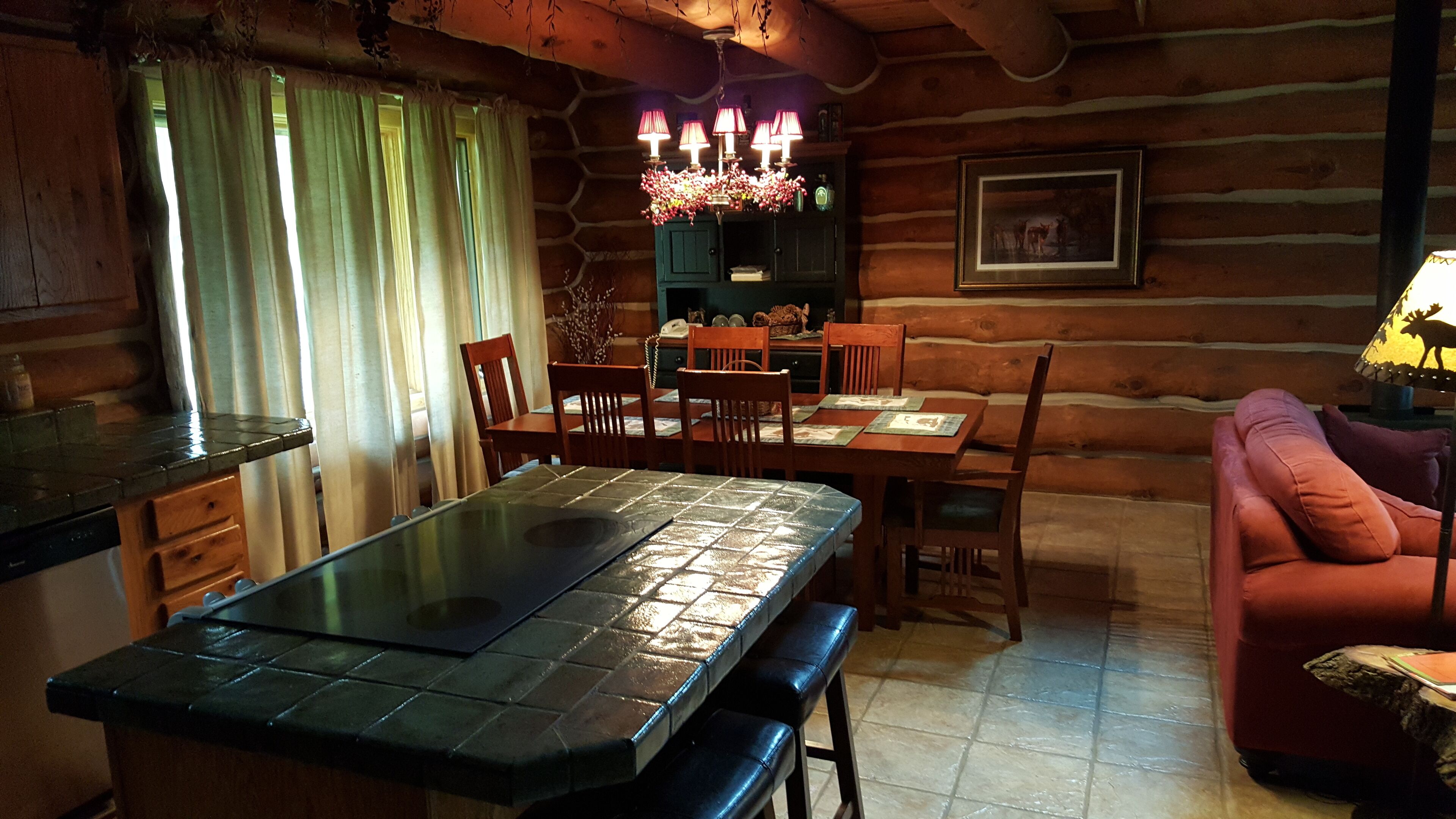 Beautiful Log Cabin on Secluded 14 Acres