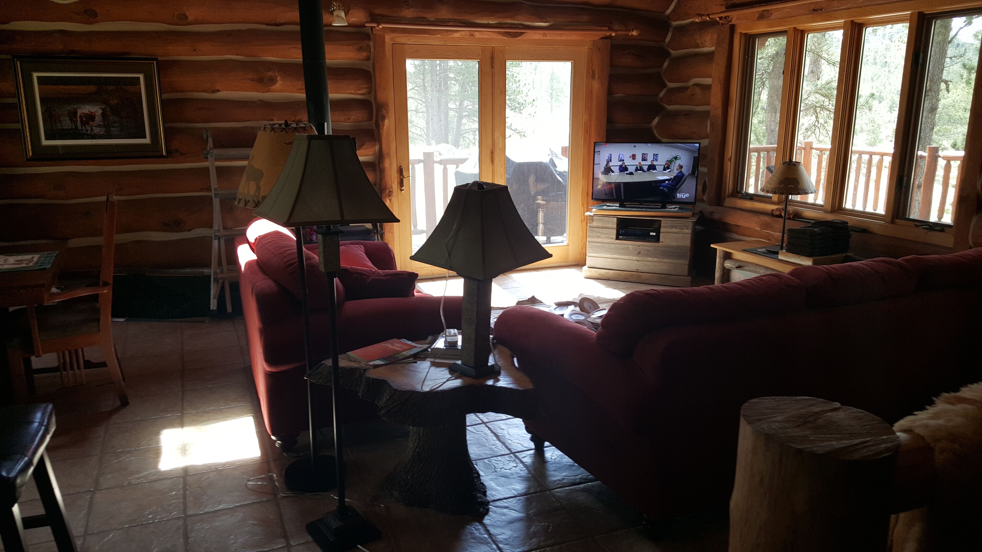 Beautiful Log Cabin on Secluded 14 Acres