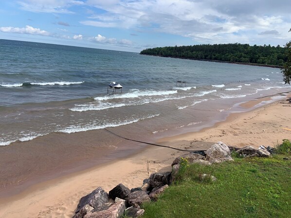 Am Strand, Strandtücher
