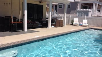 Una piscina riscaldata