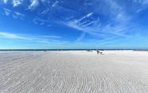 Enjoy a serene beach experience with access to the ocean.
