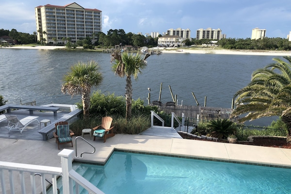 View from second floor across the Intracoastal Waterway