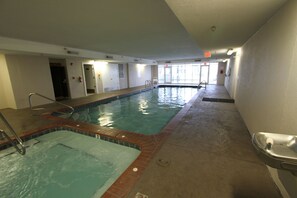 Indoor pool, a heated pool