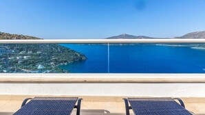 Villa, 4 Bedrooms, Private Pool, Sea View | Balcony view - Villa Kisla (Kas)