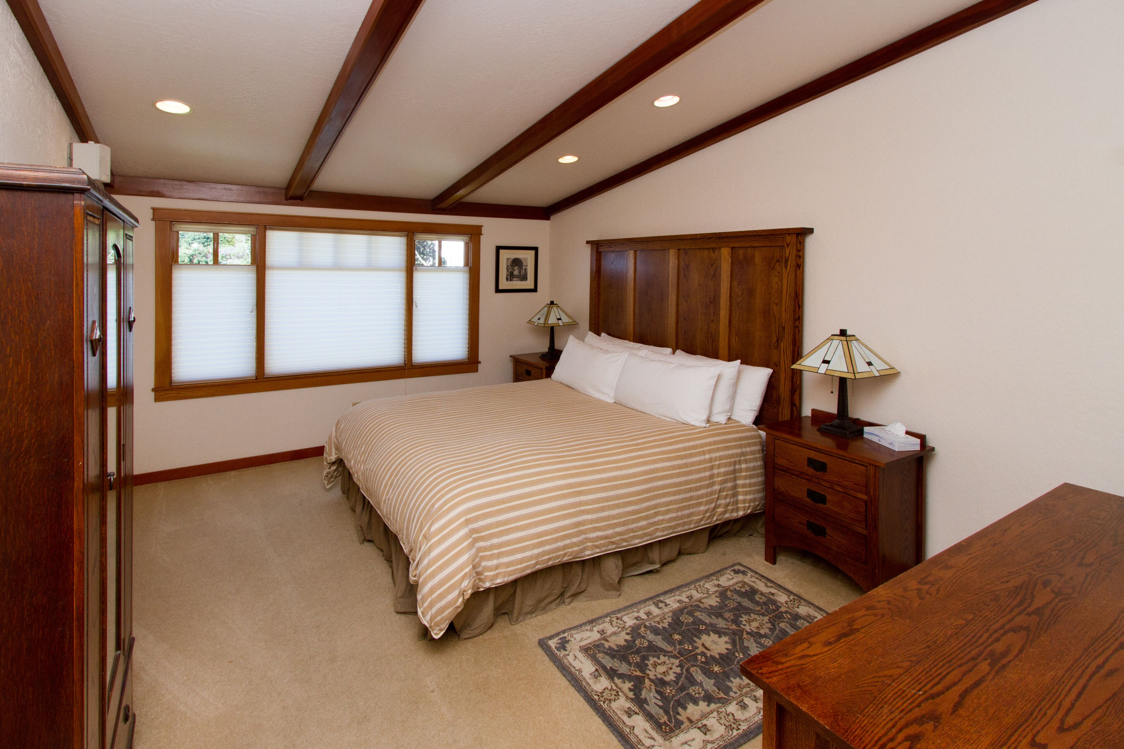 King Suite overlooking Mendocino Village and ocean