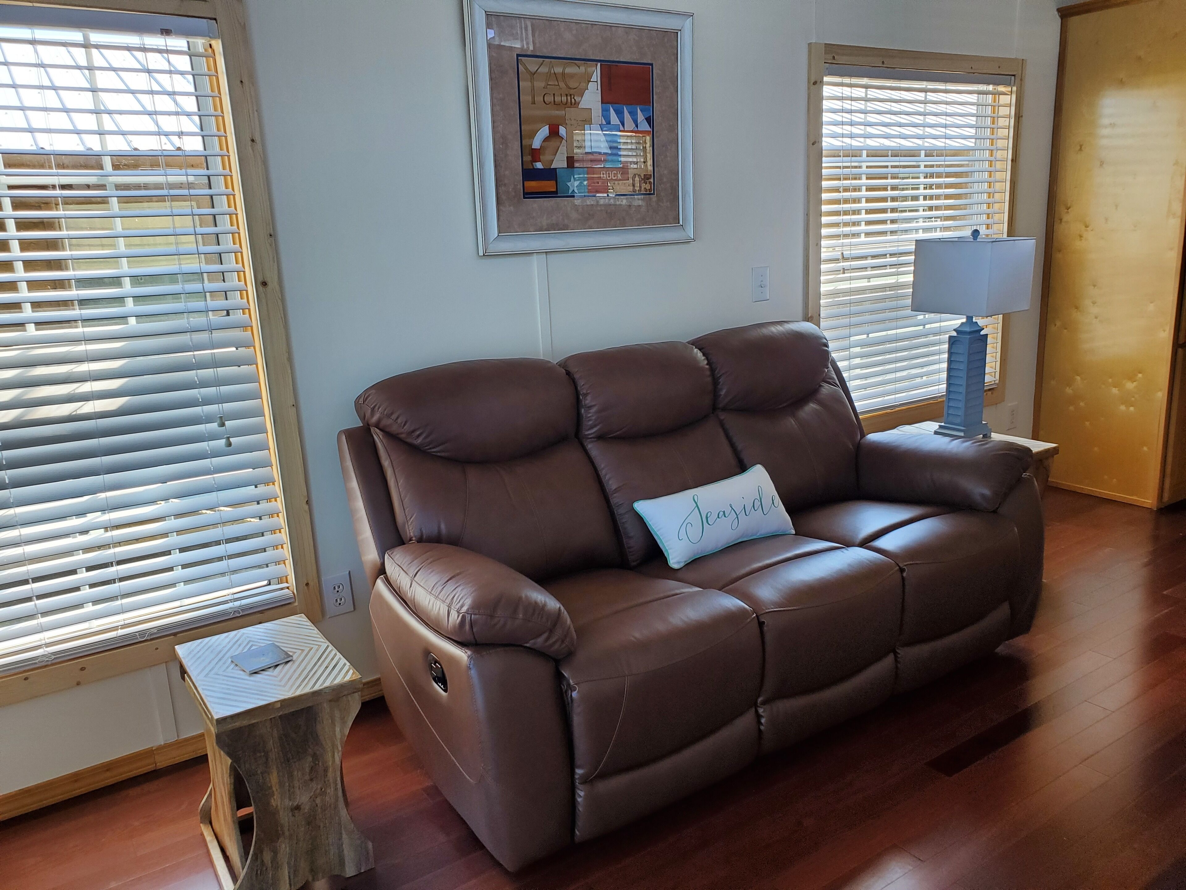 A Romantic Getaway houseboat  moored on the Apalachicola R
