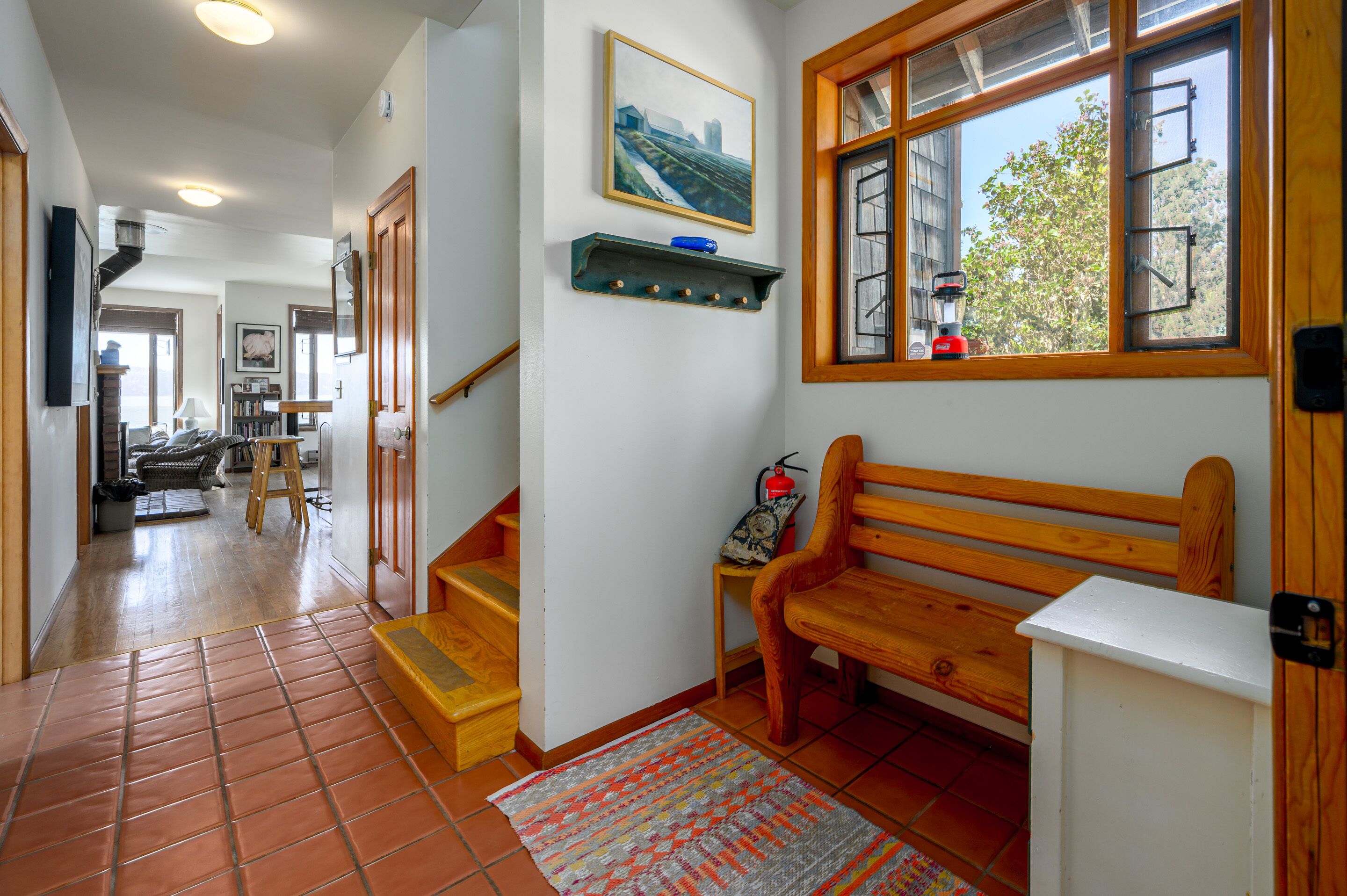 Waterfront home on cove. 