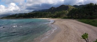 Schritte zu einem abgelegenen Strand-ruhig A / C-Küche mit Herd / Ofen-Deck-Wäscherei