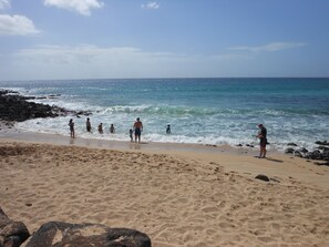 Sun loungers, beach towels
