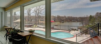 Férias em Família ou Eventos Waterfront Lake Wylie Casa - Piscina-hot tub