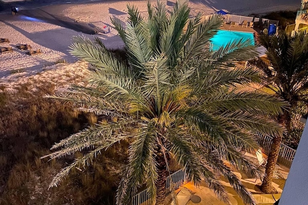 Beautiful night view off the balcony!