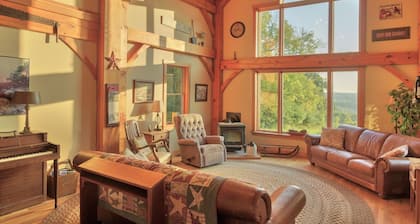 Lodge-Stil zu Hause auf 140 Hektar Farm. Fern aber nah an viel! Whirlpool, Haustiere