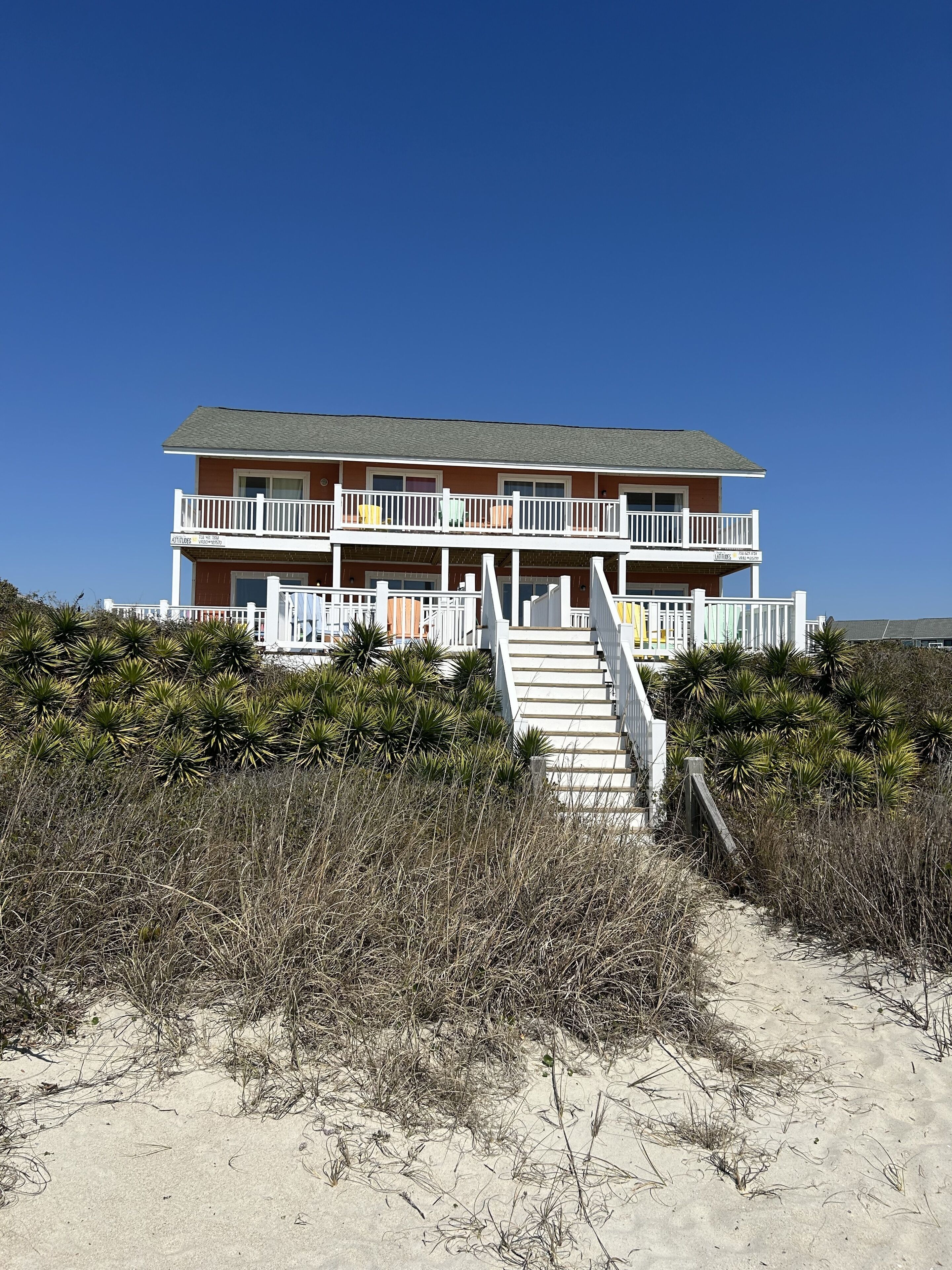 Beautiful Emerald Isle Oceanfront 5 Bedroom Duplex: 'Changes in Latitudes'