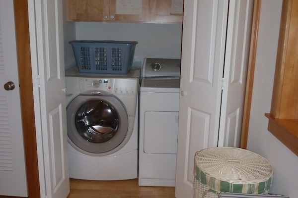 Laundry and mud room.