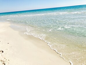 En la playa 