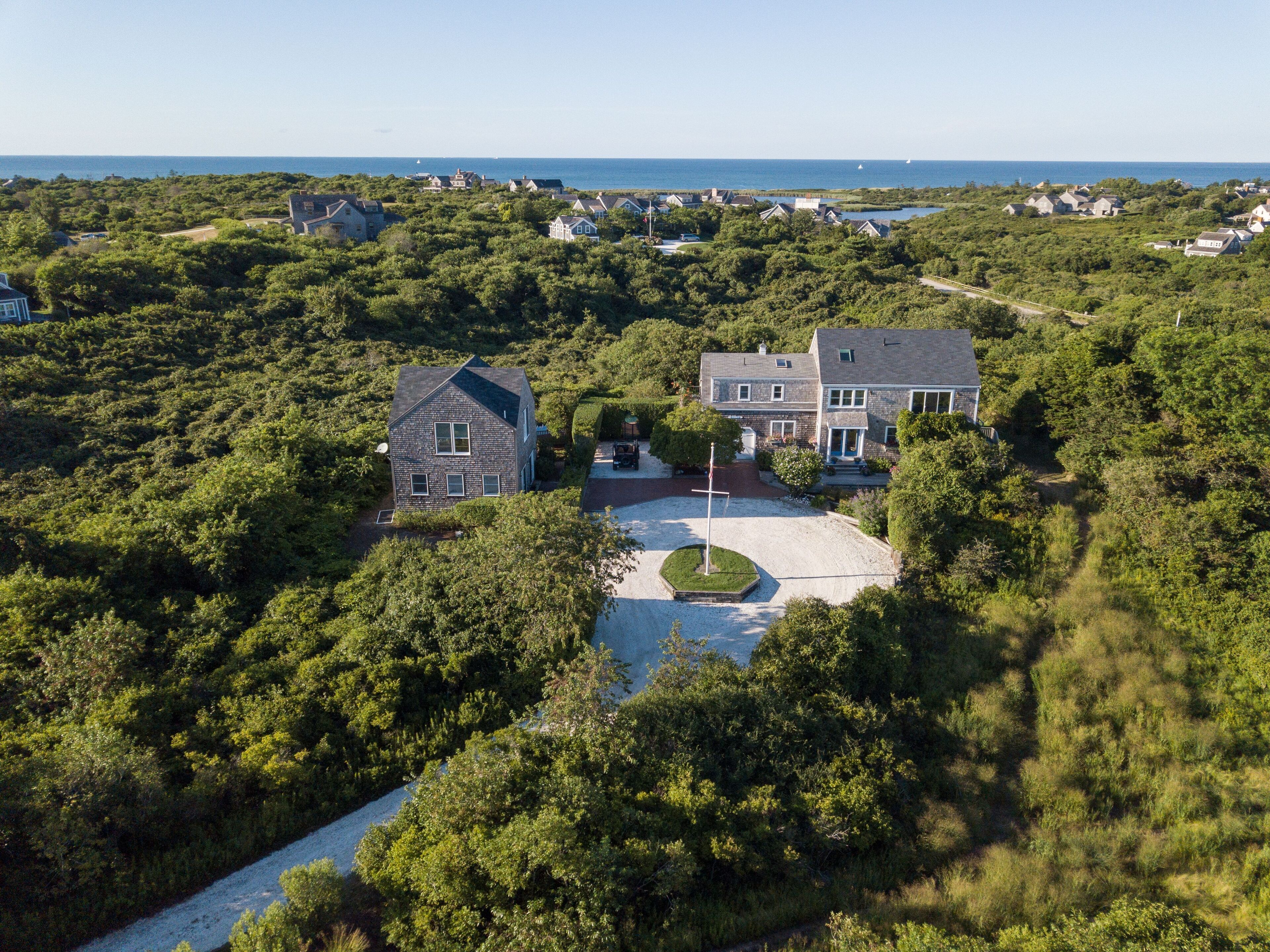 Dionis 4BR house w/ 2BR cottage, pool, water views, 2 acres and very private
