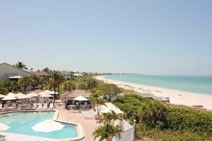 Piscine extérieure, piscine chauffée