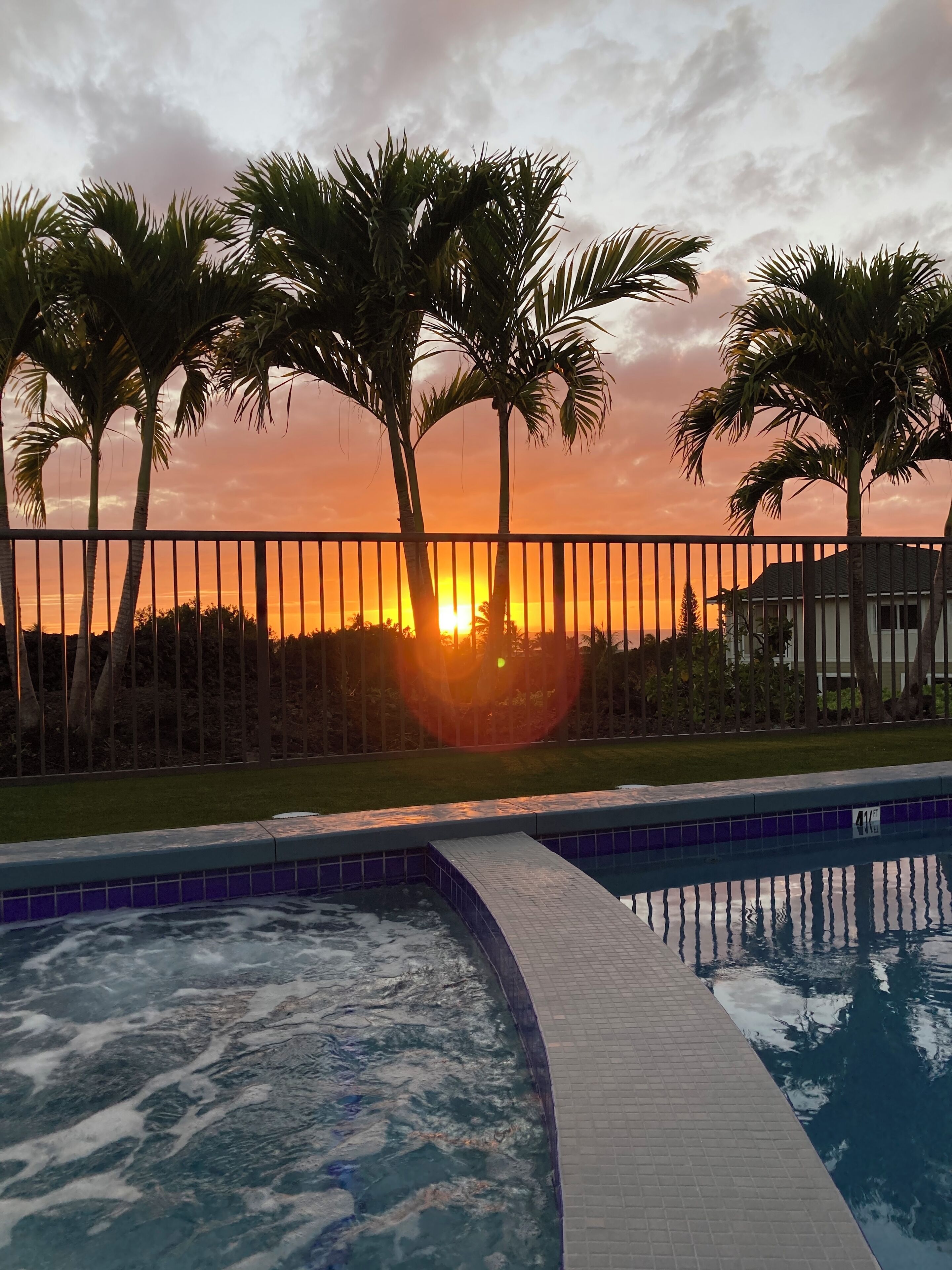 Hawaiian Sunset Hot Tub Harmony