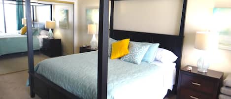 2 bedrooms, iron/ironing board, internet, bed sheets