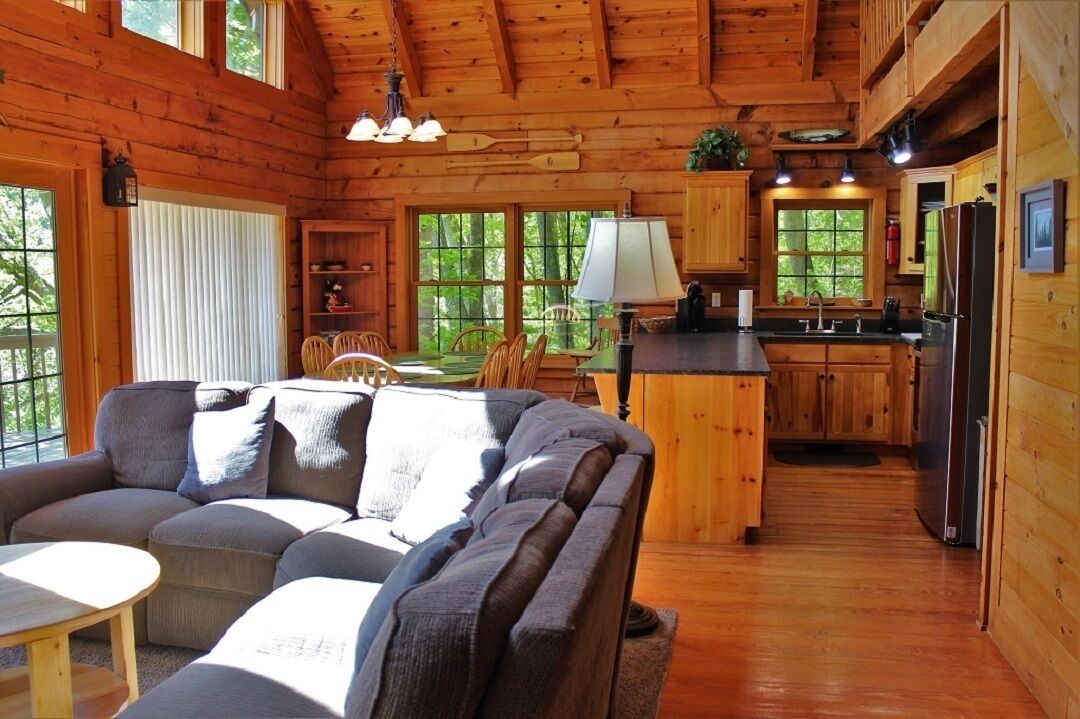 Serenity on Cedar - Lakeview Log Cabin- Hot Tub, Internet, Foosball near WCU