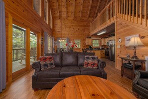 Smart TV, chimenea y reproductor de DVD 