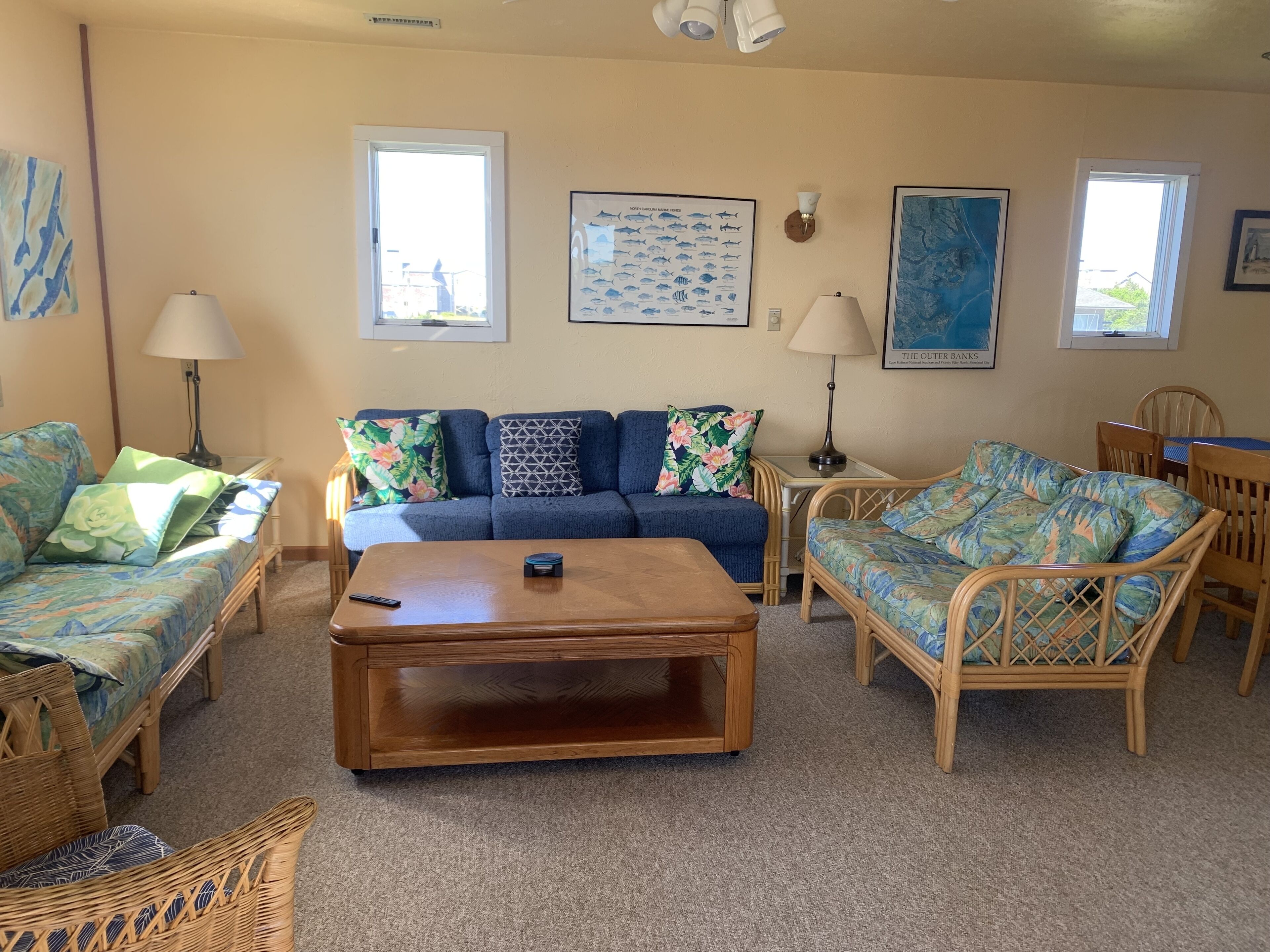 Smart TV, libros y estéreo 