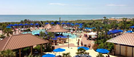 Indoor pool, outdoor pool