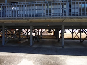 Park your vehicle in this multi-level parking structure.