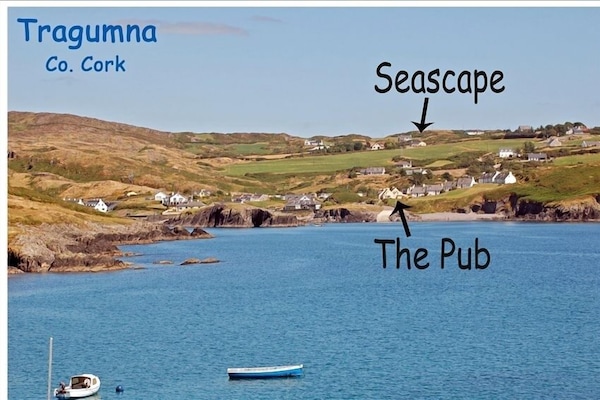 Seascape, right in the heart of the quaint village of Tragumna.