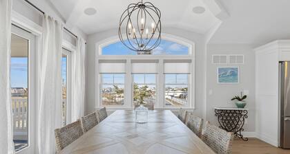 Harvey Cedars - toinen Baystä, yksi lohko Oceaniin - vasta kalustettu - Keski-ilmastointi