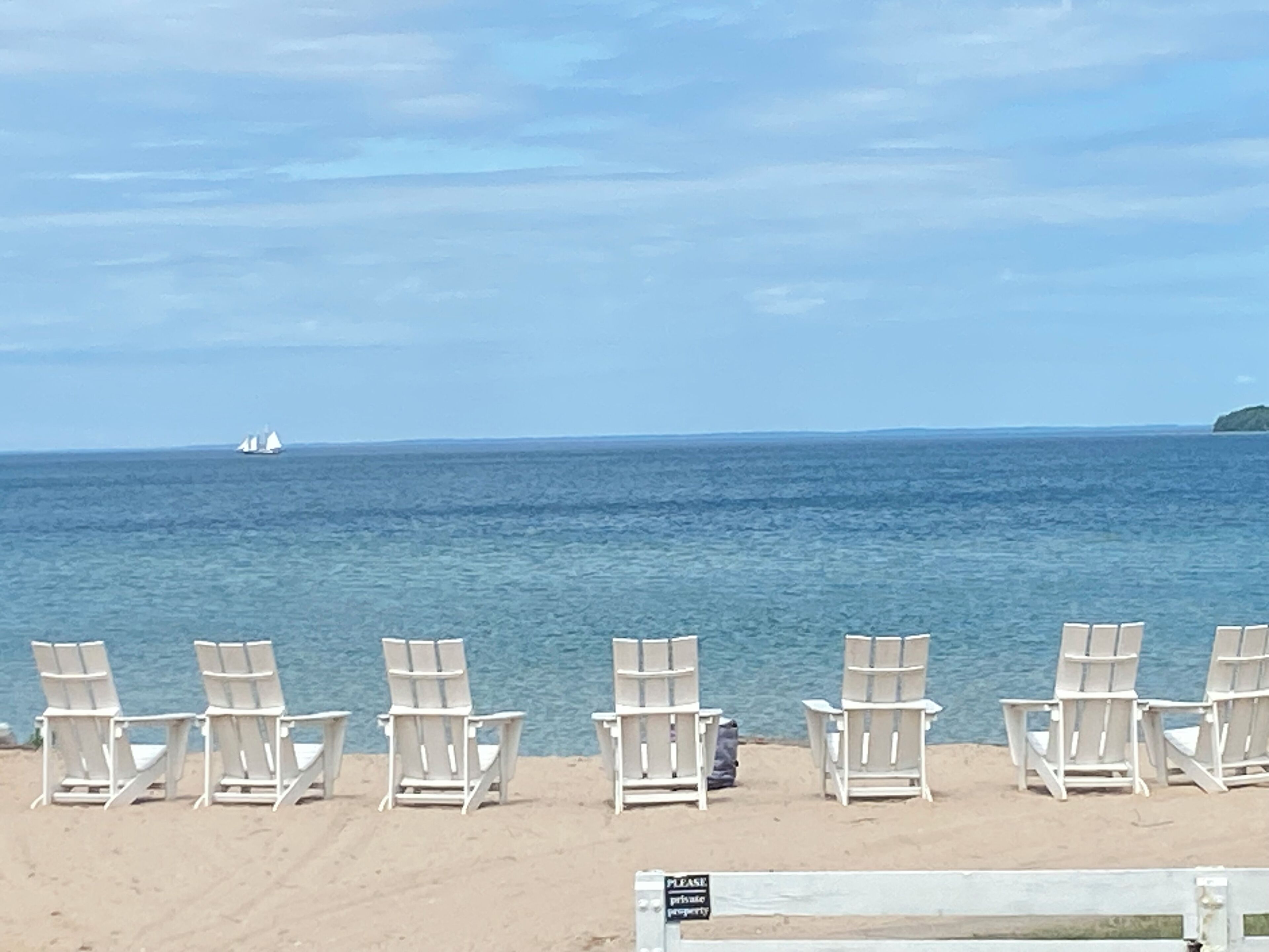 On the beach