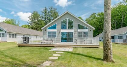 Vast Lakefront Home with Rec Room and Fire Pit