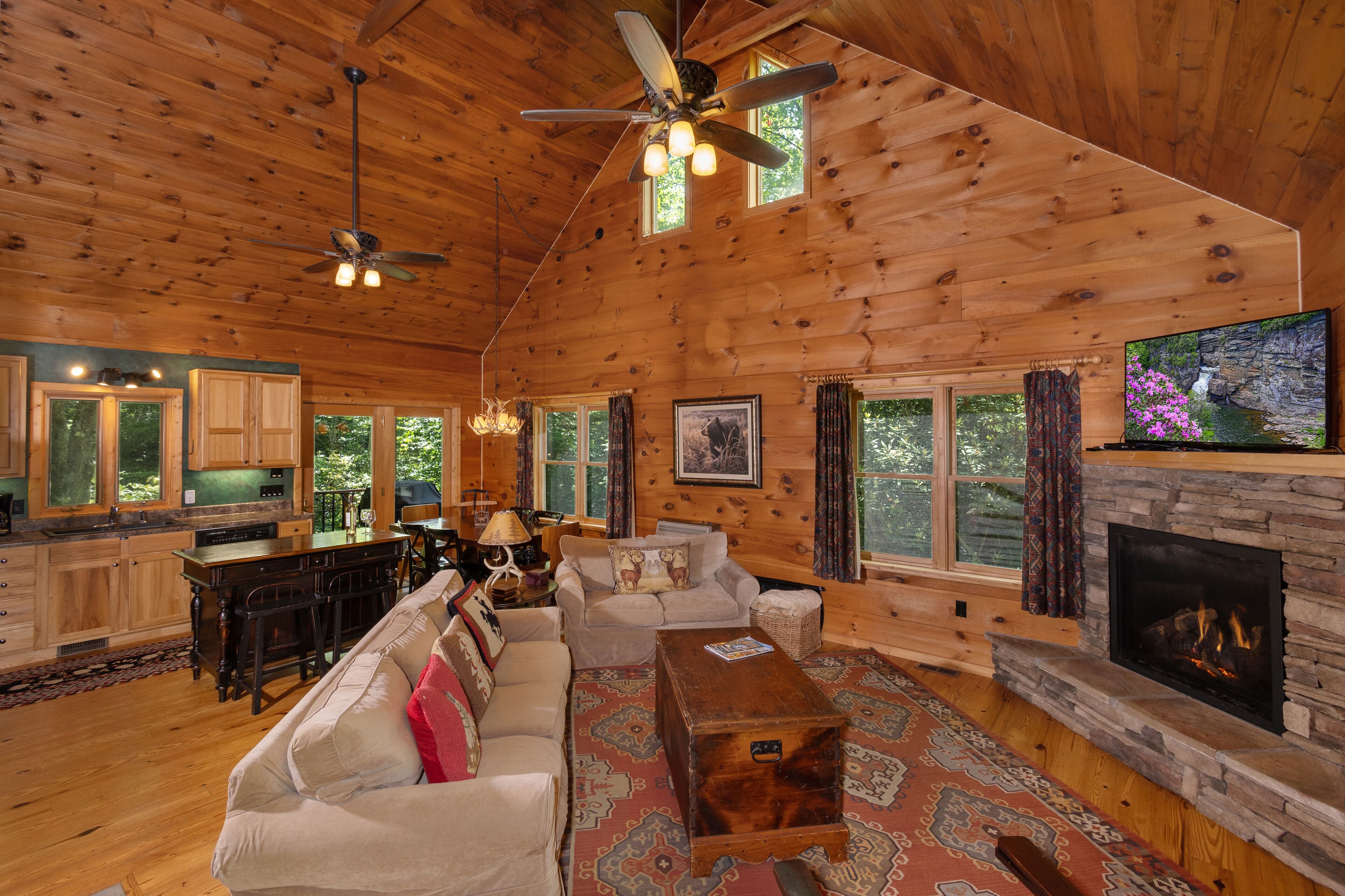 Location, Location, Location!  Close to everything but feels totally secluded!