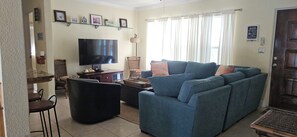 テレビ、DVD プレーヤー、ステレオ