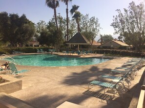 Pool - Condo Oasis at Desert Breezes Resort near Indian Wells Tennis Center (Palm Desert)