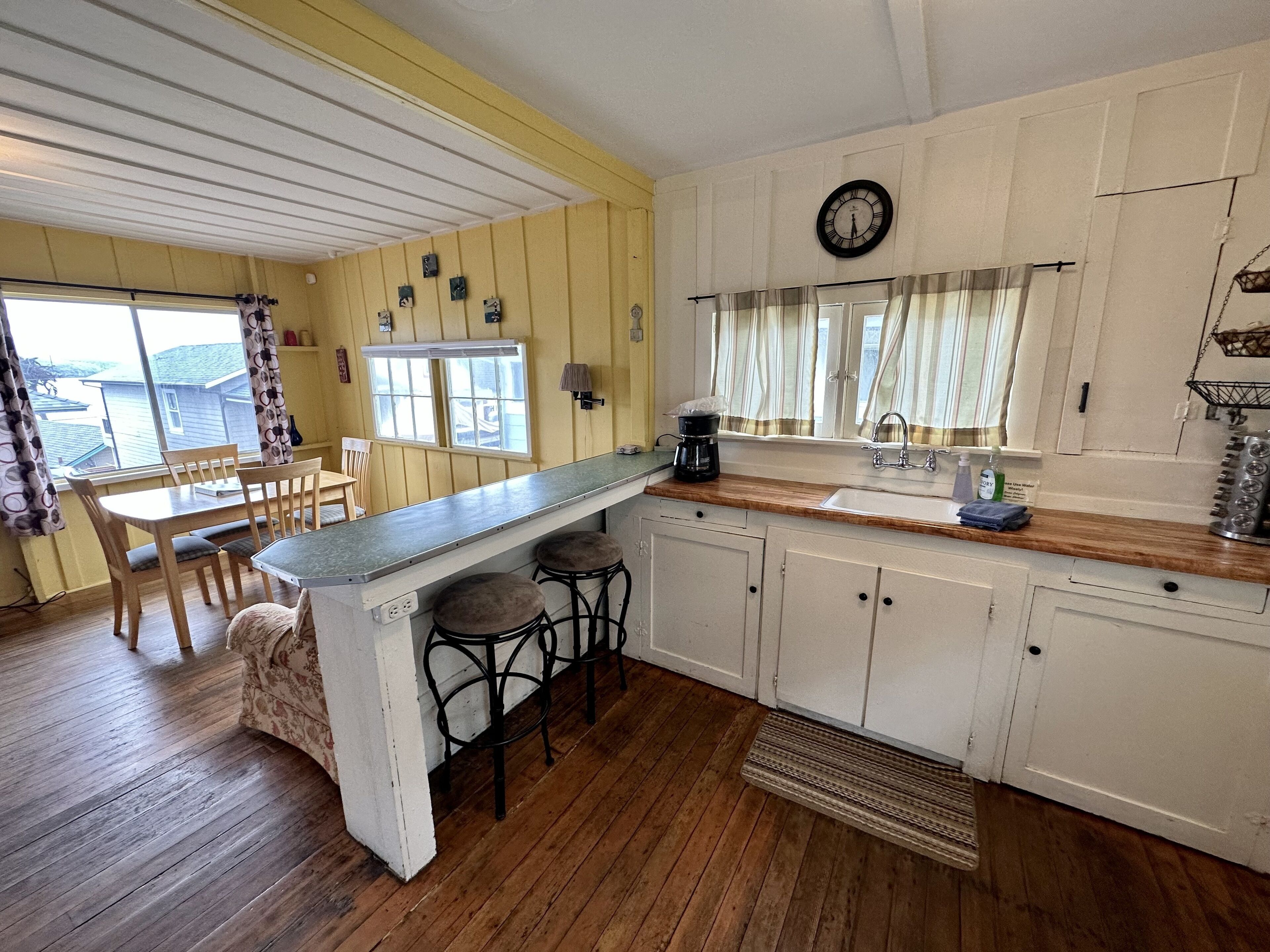 The Cabin is located a short walk to the beach