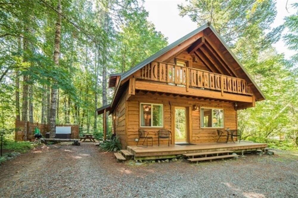 Beautiful Cabin 3 bed, 2 bath with hot tub in Packwood