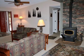 TV, lettore DVD, libri, videoteca