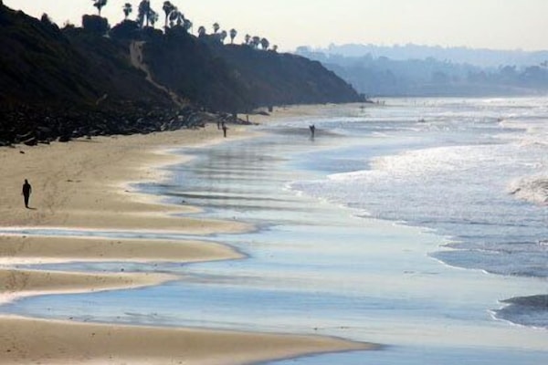 this is the beach right down the street from you!