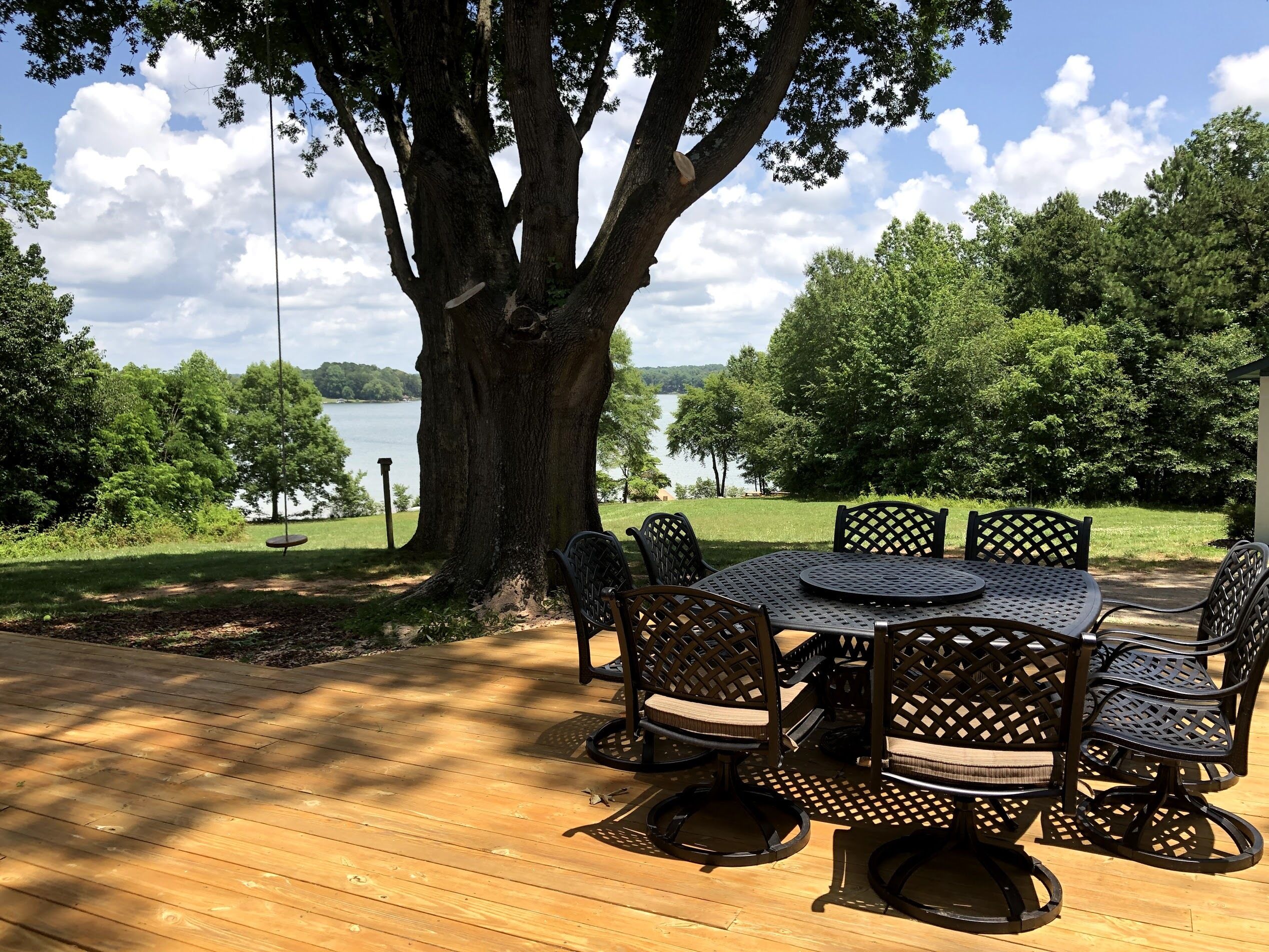 Have your lunch out on the deck - or just hang out and enjoy the view!