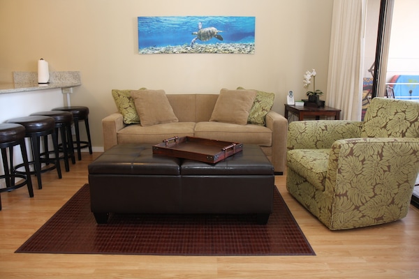 Family room with sleeper sofa