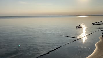 Accommodatie ligt op het strand