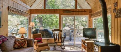 TV, peis og DVD-spiller