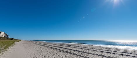 On the beach