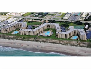 Exterior - Oceanfront! Private Beach Access. Prime location, building A-main pool & complex (Indian Beach)