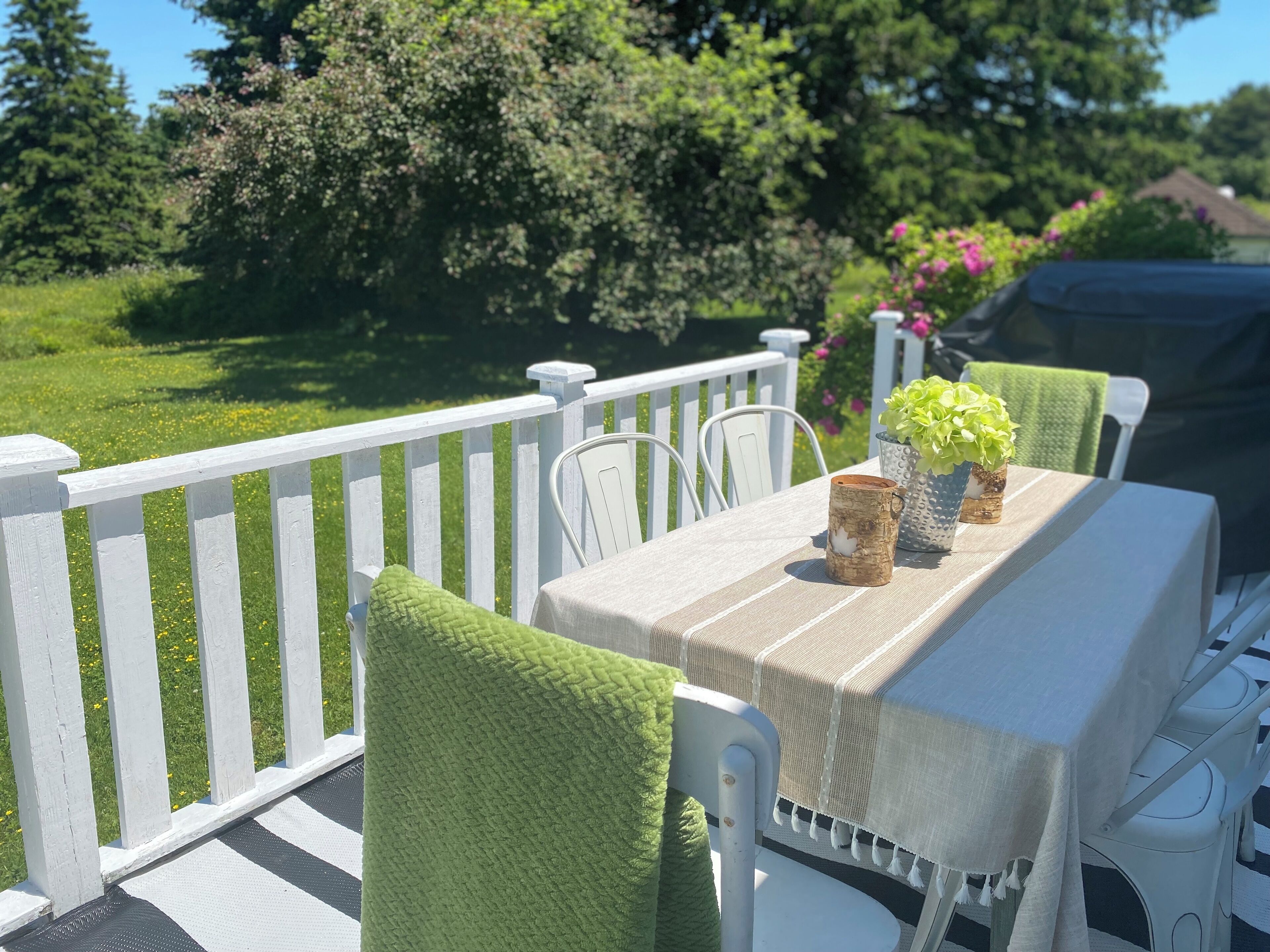 Opções para refeição ao ar livre