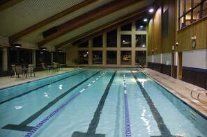 Indoor pool, a heated pool