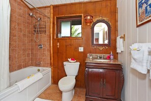 Asciugacapelli, asciugamani, sapone, shampoo